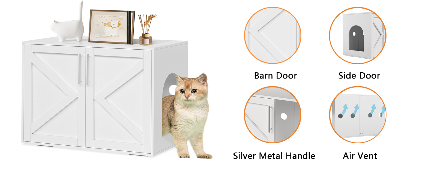 cat litter box enclosure