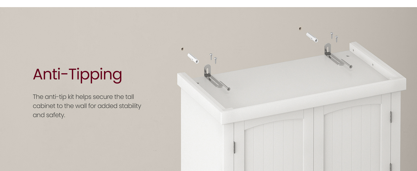 white pantry cabinet