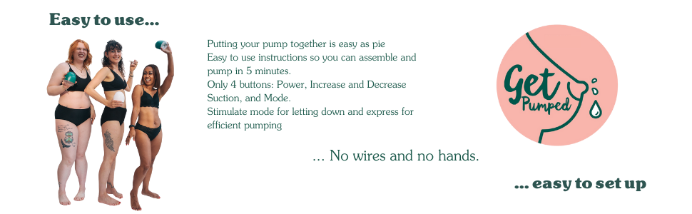 Instructions on how to use the wren breast pump