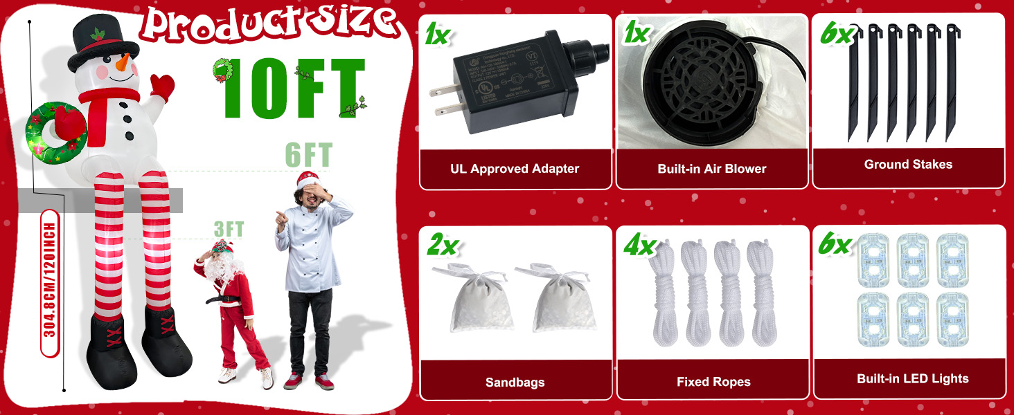 blow up christmas decorations outdoor