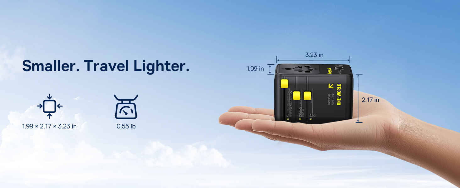 enercore universal travel adapter