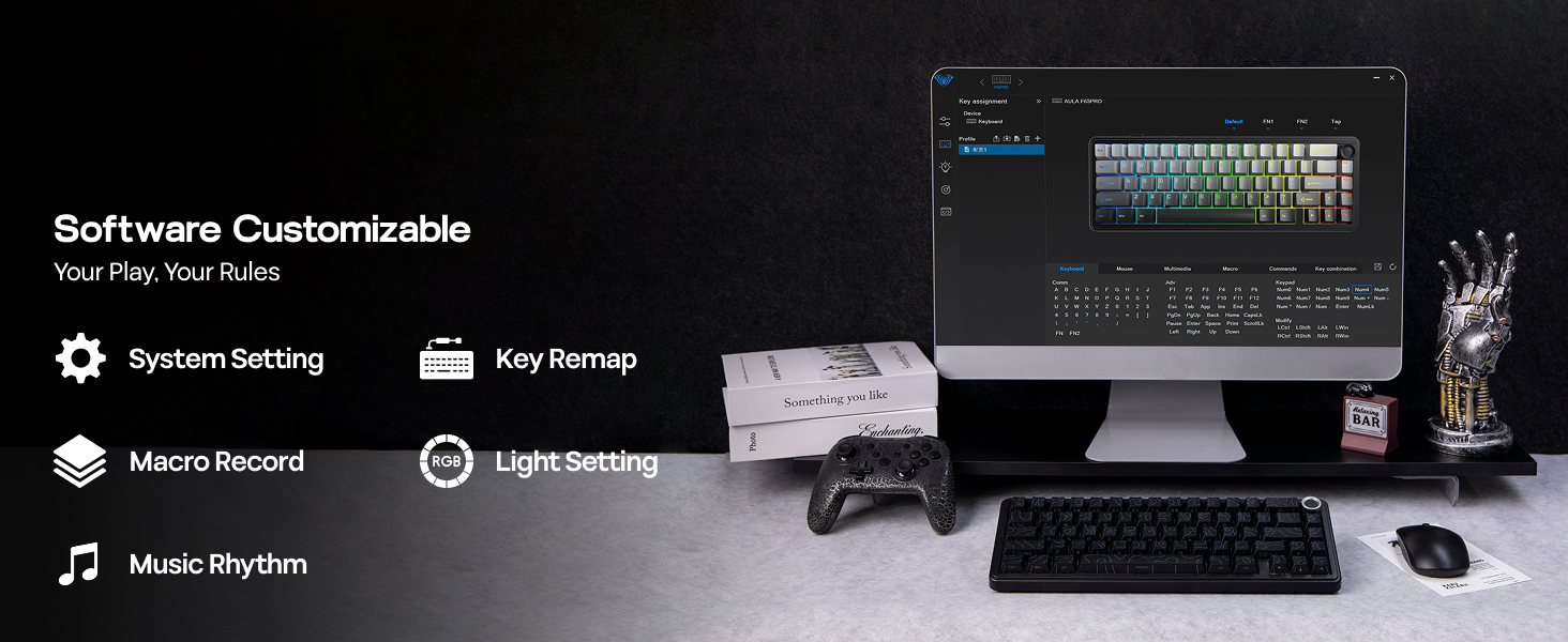 EPOMAKER X Aula F65 PRO Wireless Mechanical Gaming Keyboard
