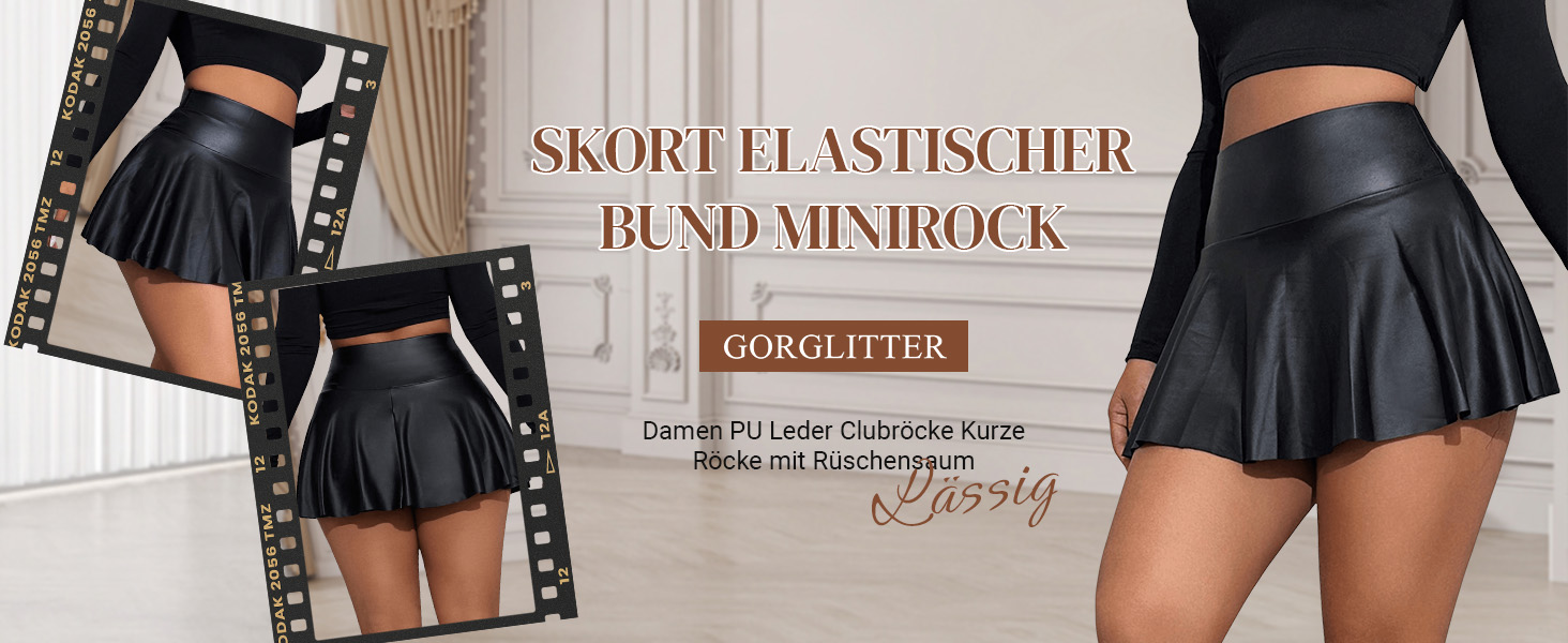 Hosenrock damen kurz