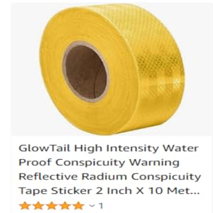 GlowTail yellow reflective tape