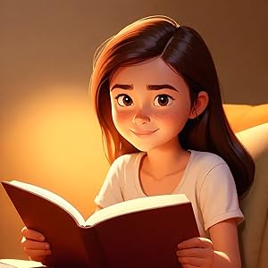 Girl reading book