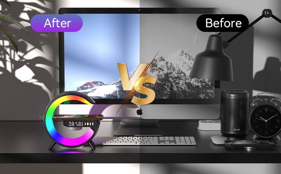 Wireless Charger Atmosphere Lamp