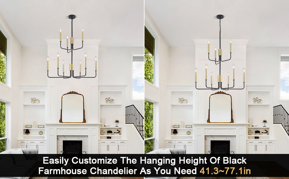 modern farmhouse chandelier light fixture