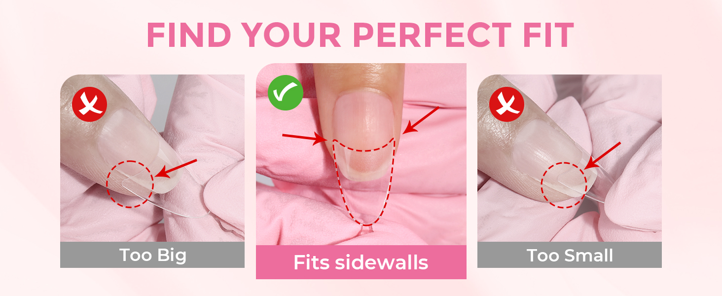 press on nails almond