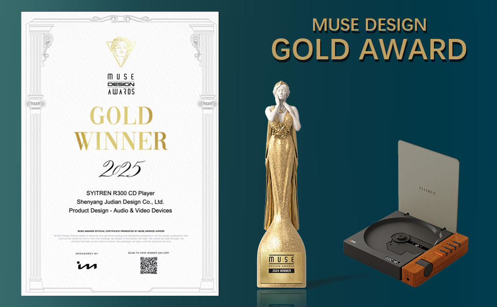 syitren R300 CD Player detail 6