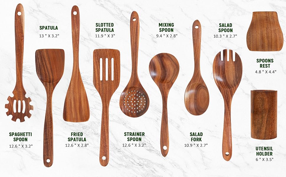 wooden spoons for cooking