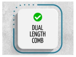 dual length dog comb