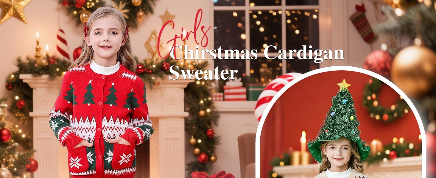 girls christmas sweater