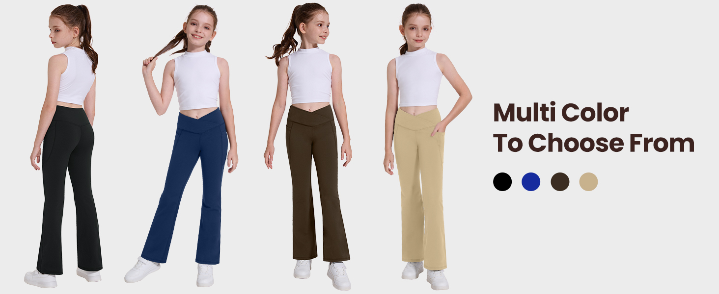 girls flare pants