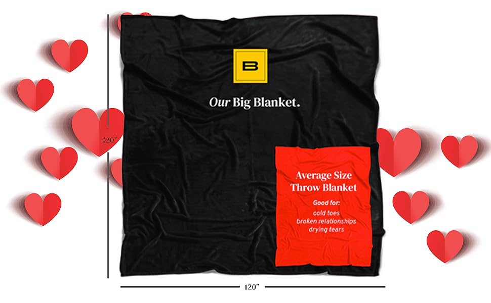 Big Blanket Co Original Stretch Dots 120” x 120” (10' x