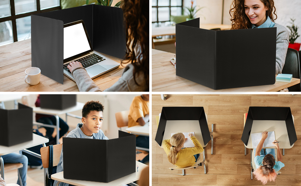 30Pcs Privacy Folders for Students Privacy Shields for