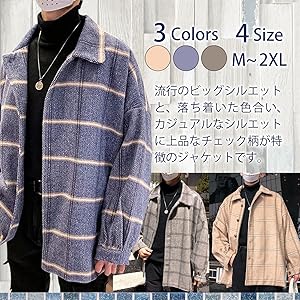 ジャケット・アウター 2XL Amazon | [ゴスファング] GO15GYM ビッグシルエット ジャケット コート