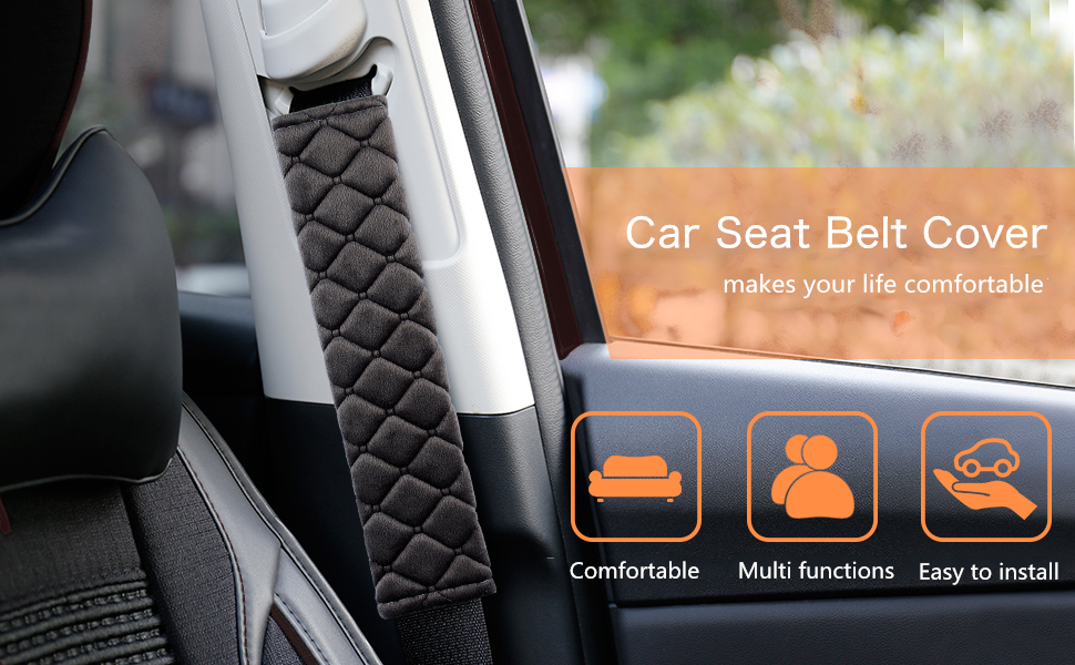 Car seat belt cushion