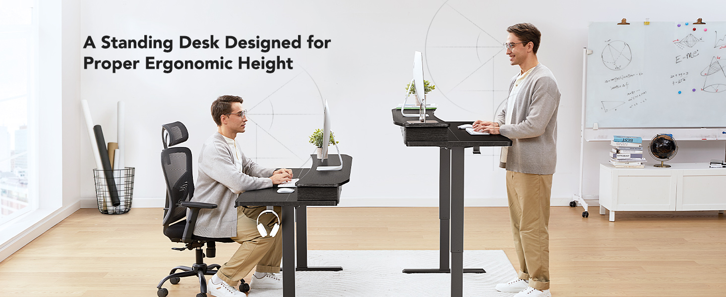 stand up desk drawers