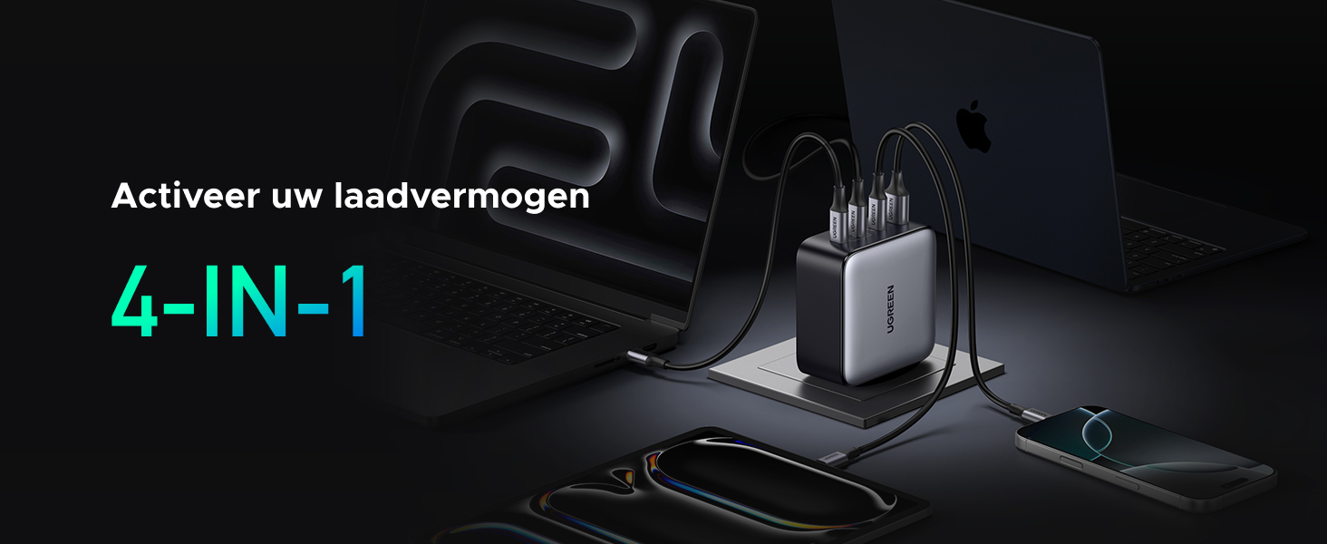 charger usb c 200w meervoudige gan lader pd 3.1 140w lader 4 poorten pps 45w snellader
