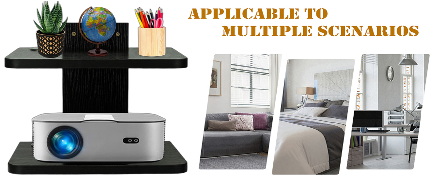  floating TV shelf 