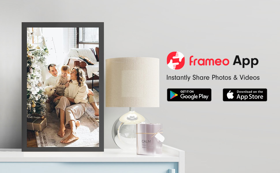 UCMDA Digital Photo Frame 15.6" Digital Picture Frame WiFi IPS