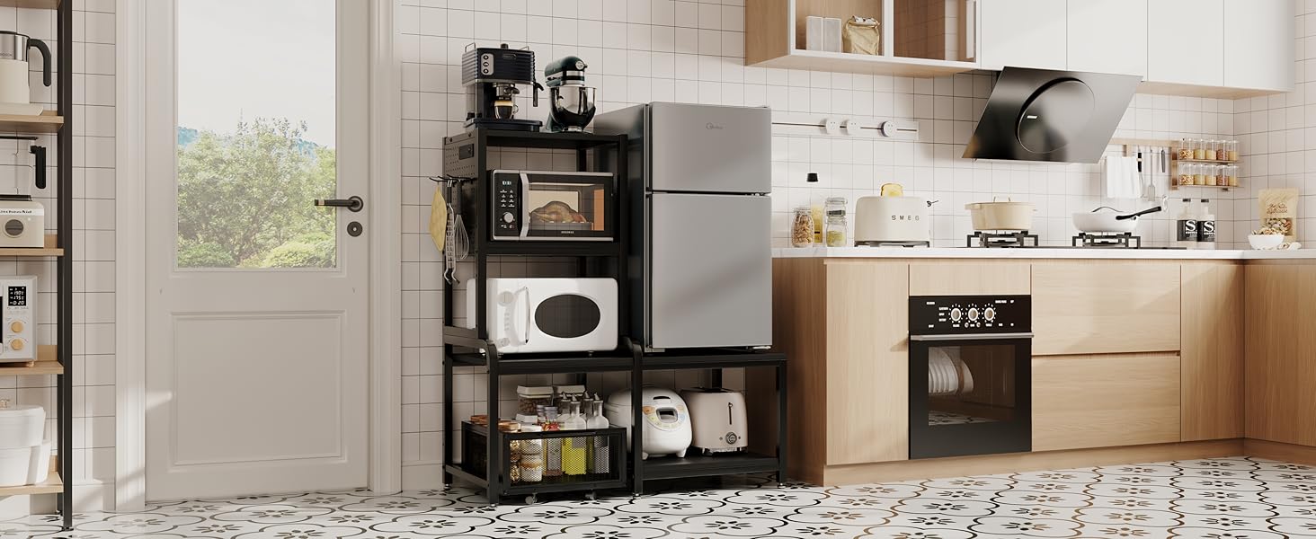 mini fridge cabinet with storage