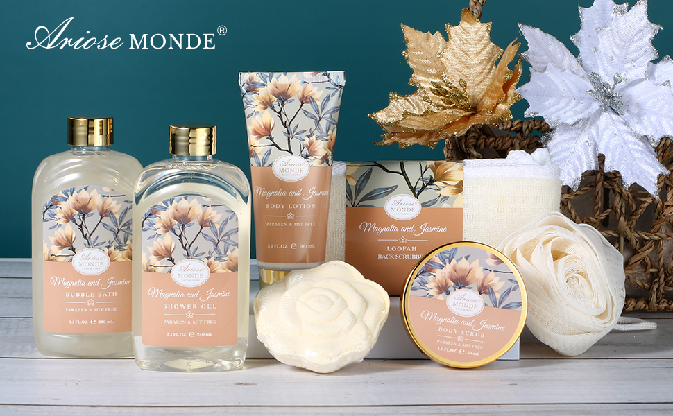 ARIOSEMONDE BATH SPA GIFT BASKET FOR WOMEN 