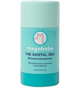 Megababe Skincare Deodorant - The Santal Deo with Restorative Ceramide & Sandalwood | 72 hour Odo...