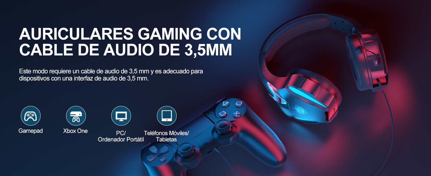 Auriculares Gaming Inalámbricos