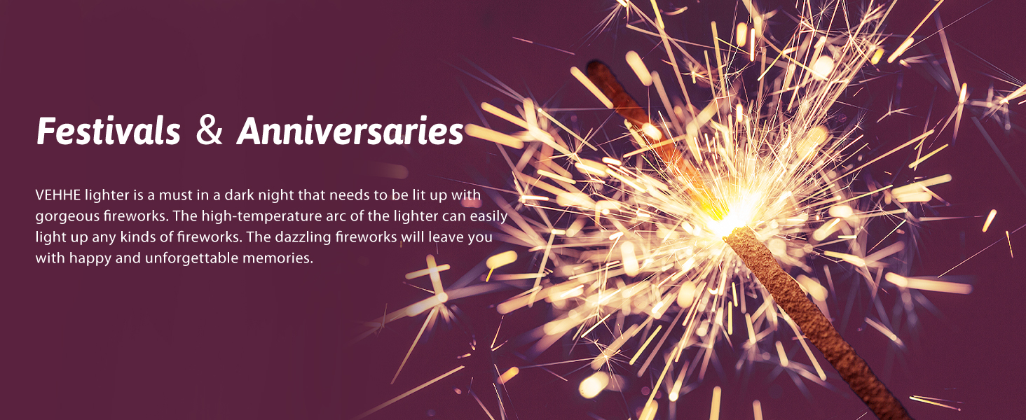 VEHHE Lighter, Barbecue Lighter, Candle Lighters Long Reach