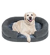 Orthopedic Dog Bed for Large Dogs, Washable and Soft with Anti-Slip Bottom (Grey)  
Washable Oval Dog Couch Bed with Sid Df1889bf 8f8b 472d Bb3b 1e16d6549669. AC SR166,182