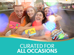 Family celebrating kids birthday with kids thank you cards with envelopes & kid thank you notes