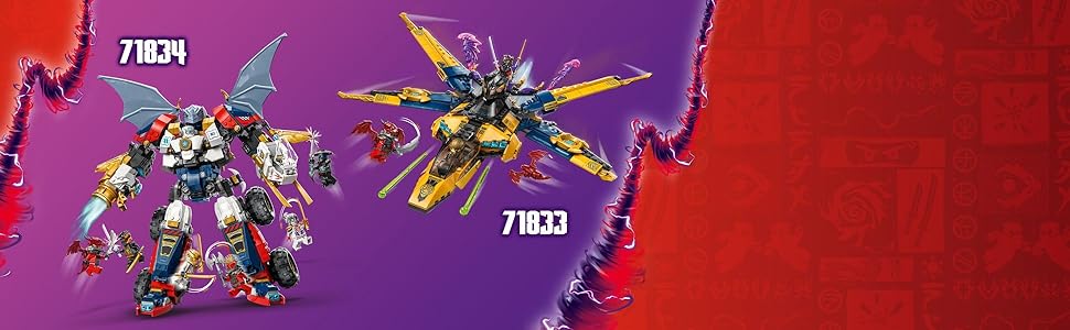 LEGO NINJAGO Zane's Ultra Combiner Mech Ninja Toy - Pretend