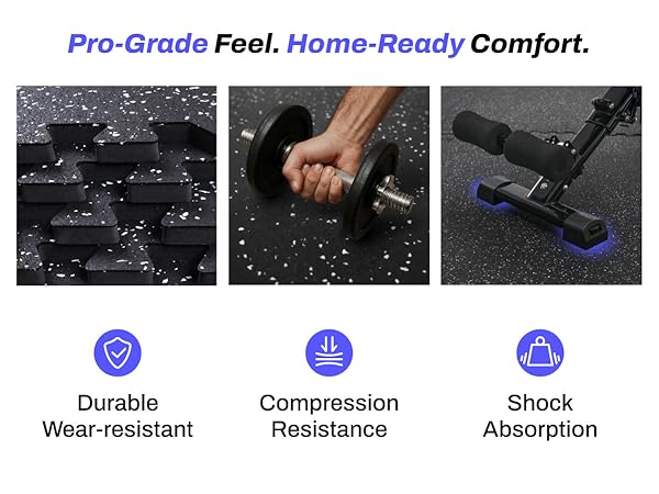 Amazon.com: AIRHOP 0.56in Thick 48 Sq Ft Exercise Equipment