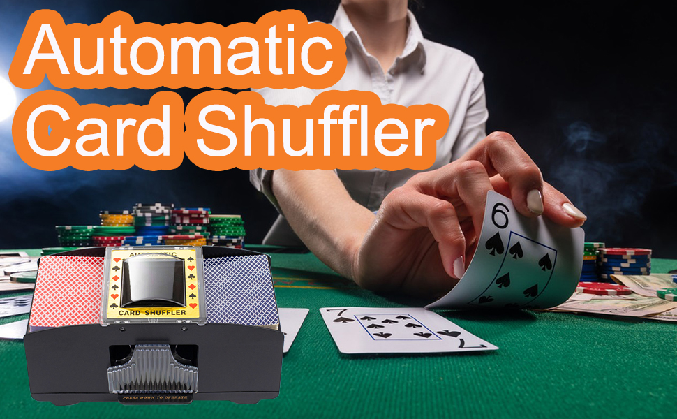 BEAIMUXI Card Shuffler 4 Deck Automatic Playing Card