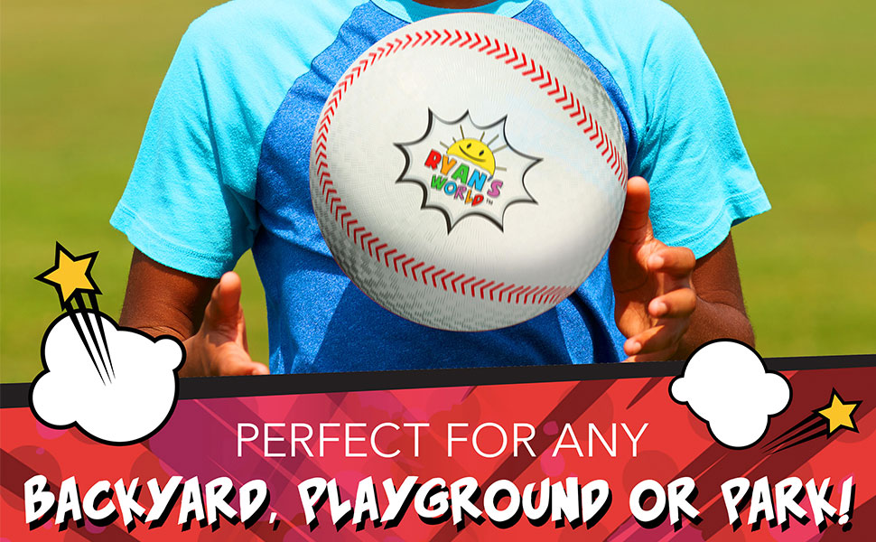 Franklin Sports Ryan's World Kickball Set Rubber Kickball