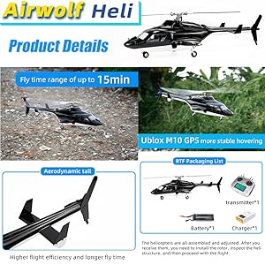 Airwolf helicopter product detials