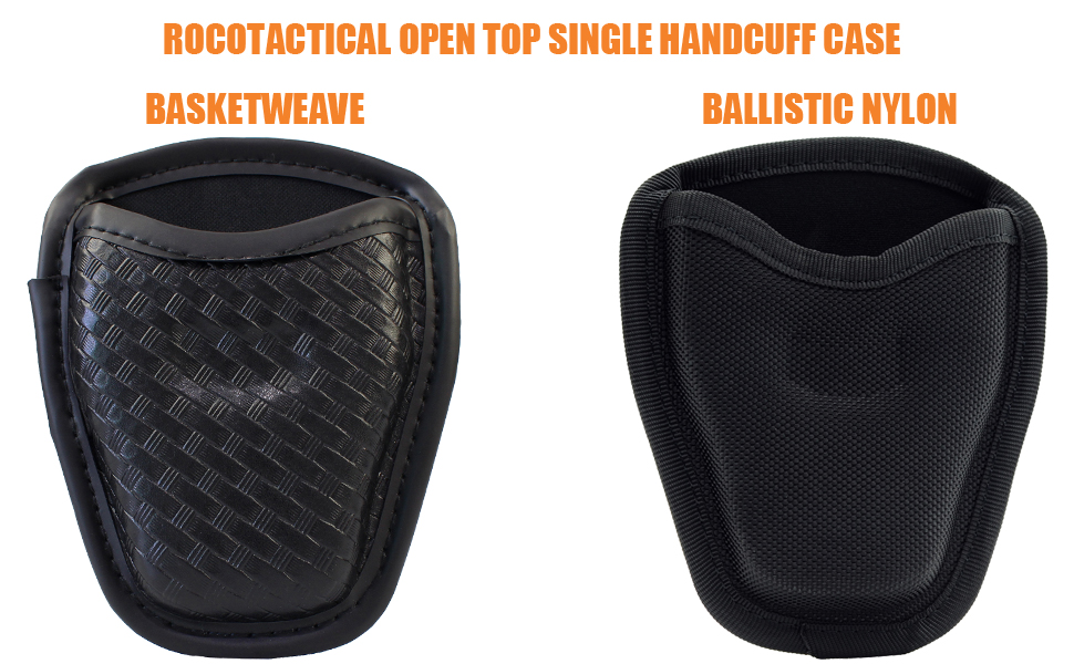 ROCOTACTICAL Open Top Cuff Case for Law Enforcement Duty