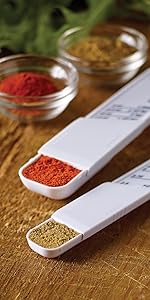 Adjust-A-Teaspoon and Tablespoon Set, White