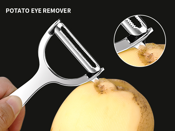 Potato Eye Remover: Effortless Peeling with MAD SHARK Tool"