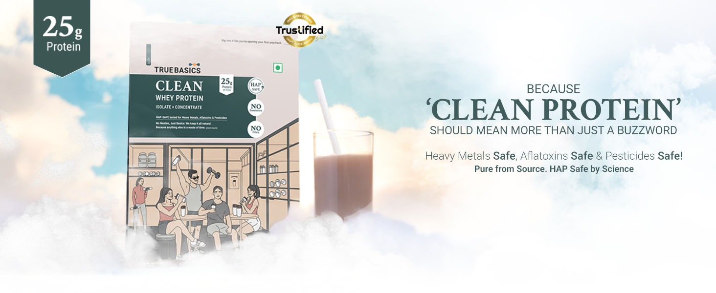 whey protein isolate powder post workout drink truebasics clean whey protein concentrate truebasics