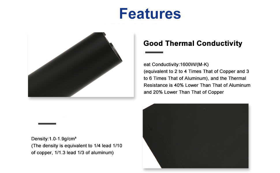 Graphite Sheet High Conductivity Thermal Pad Heatsinks Film