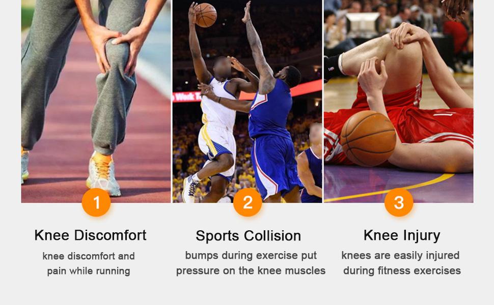 Whether the knee is easily injured and uncomfortable in sports