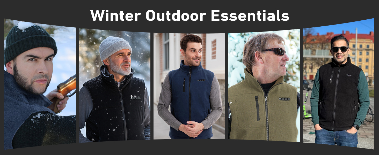heated fleece vest