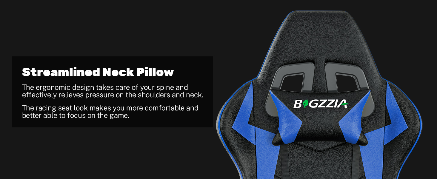 Bigzzia Gaming Chair for Adults, Ergonomic Computer Game