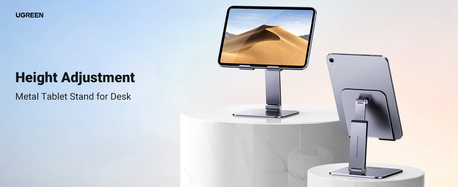 UGREEN iPad Stand Height Adjustable Tablet Stand, Update Tablet Stand