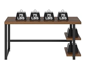 3-3 office desk shelf1.346 walnut