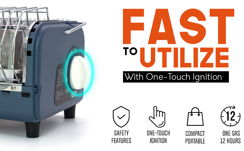 First Penguin Butane Canister Tent Heater for Camping in