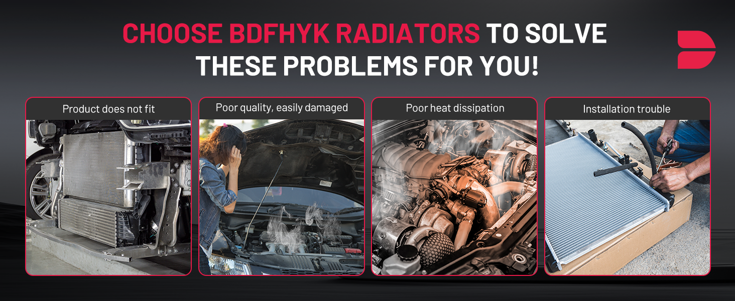 BDFHYK engine radiator