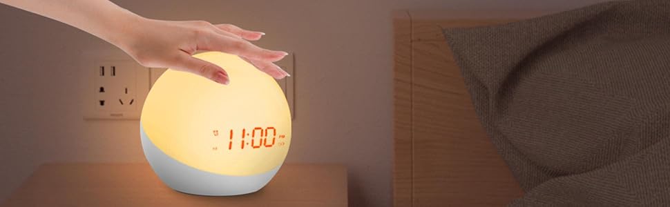 Control the color and brightness by touch top of Goofy